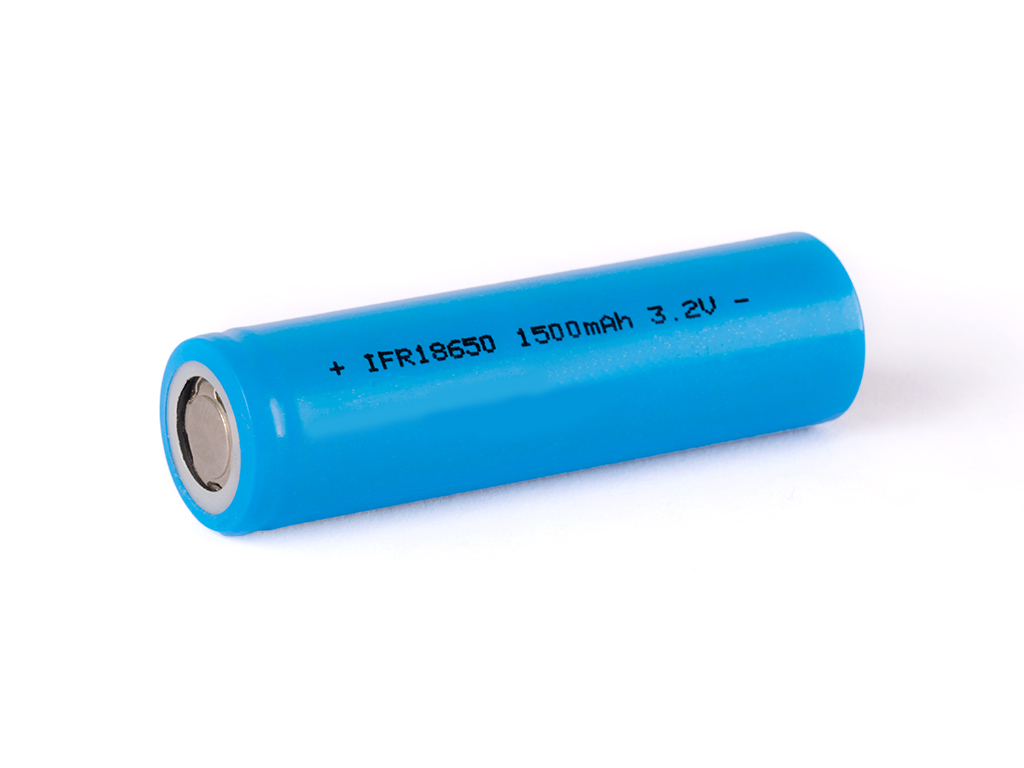 IFR 18650 3.2V 1500mAh LiFePo4 Akku (Pluspol flach)