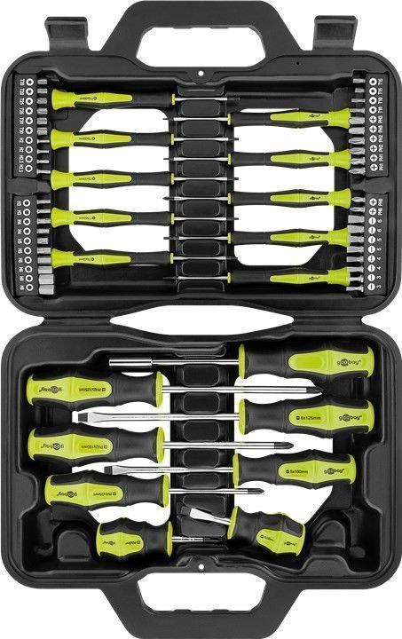 Goobay 58 Teiliger Schraubenzieher Set mit Koffer