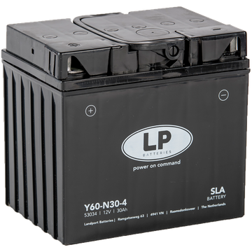 LP Y60-N30-4 SLA Motorradbatterie C60-N30-A, GEL53034, SLA53034 12V 30Ah