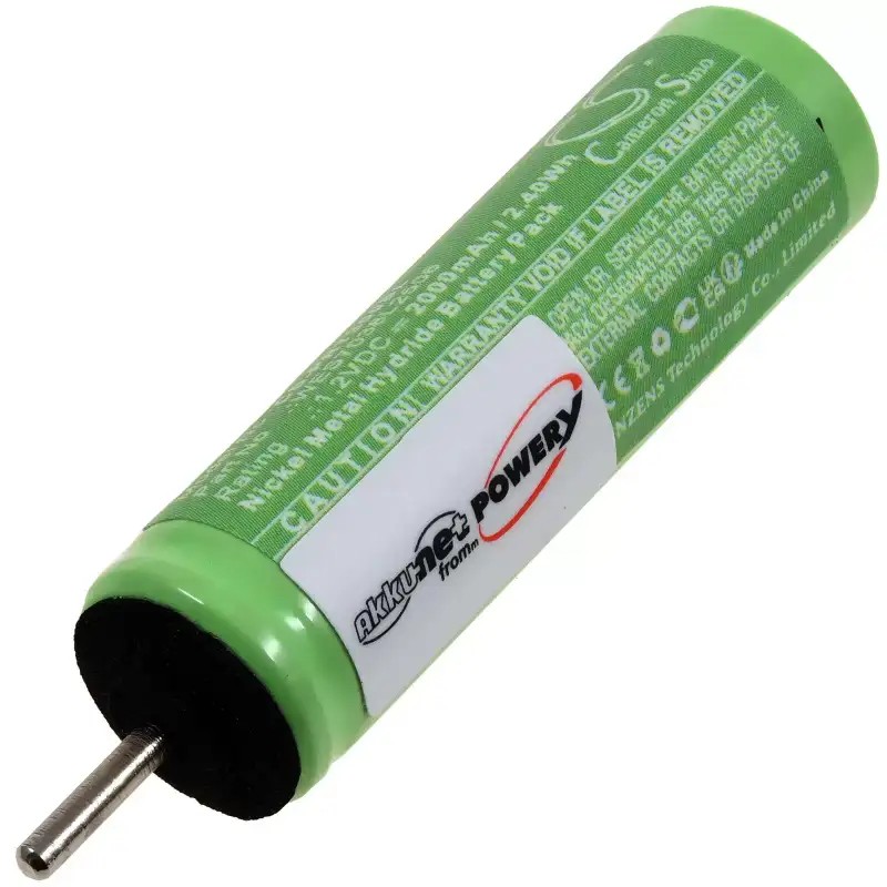Akku ersetzt Panasonic WER213L2504, WER2061L2508, 1.2V 1200mAh Ni-MH