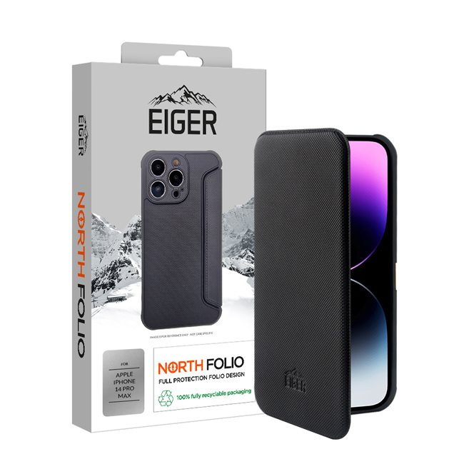 EIGER APPLE IPHONE 14 PRO SCHUTZCASE BOOKSTYLE EIGER NORH CASE FOLIO