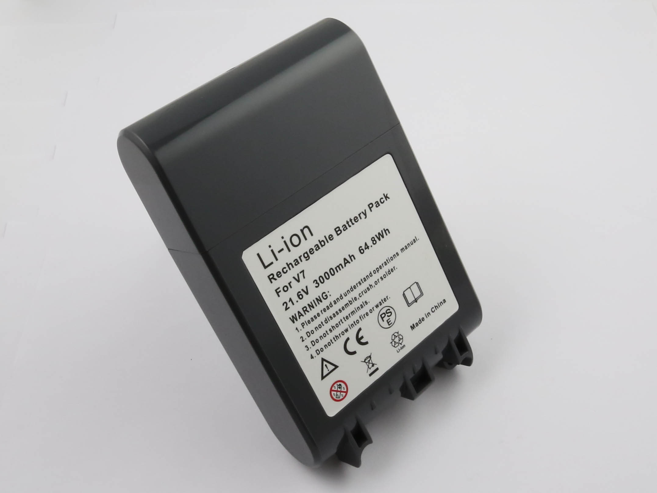Akku ersetzt 968670-02, 968670-03 passend für Dyson V7, SV11 3Ah