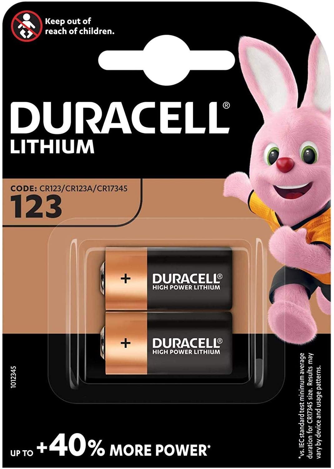 Batterie-Set 48x Duracell 123 passend für Arlo Wire-Free HD Camera ersetzt CR123
