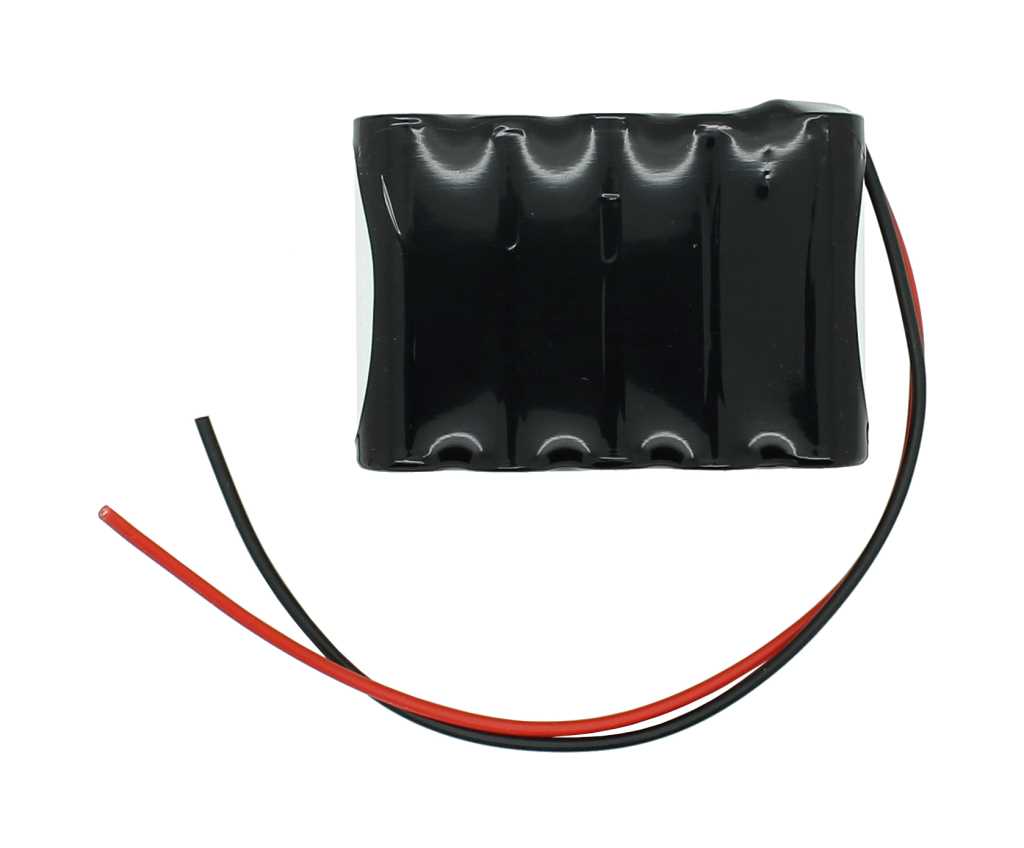 Notleuchten Akku 1.5V 1500mAh Ni-MH, F2x5 Mignon AA mit 200 Kabel einseitig