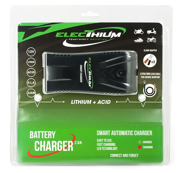 Electhium Motorrad-Batterieladegeräte für Lithium und Gel Batterien