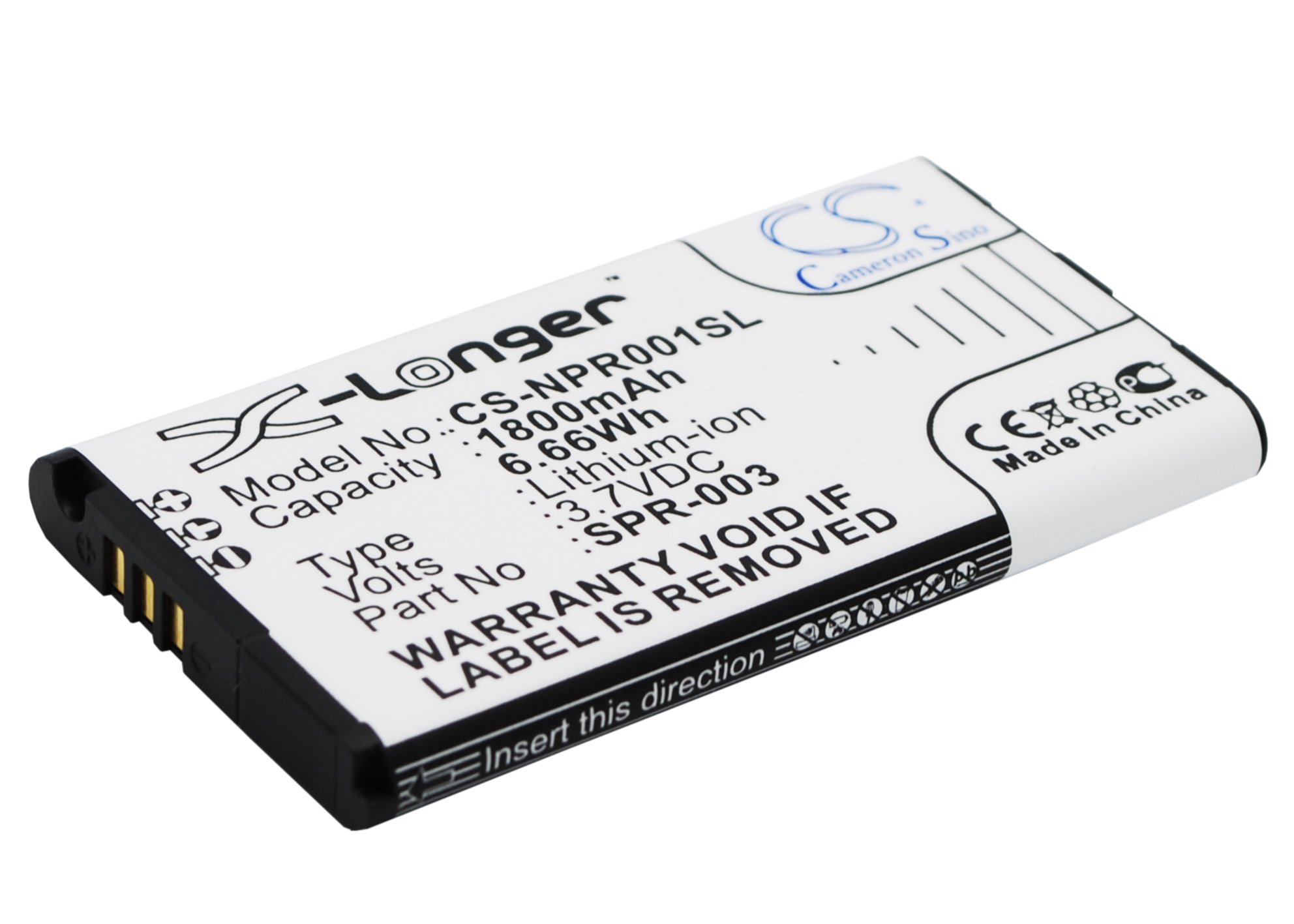 Akku passend für Nintendo DS XL 2015, 3DS XL ersetzt SPR-001, SPR-003 1800mAh