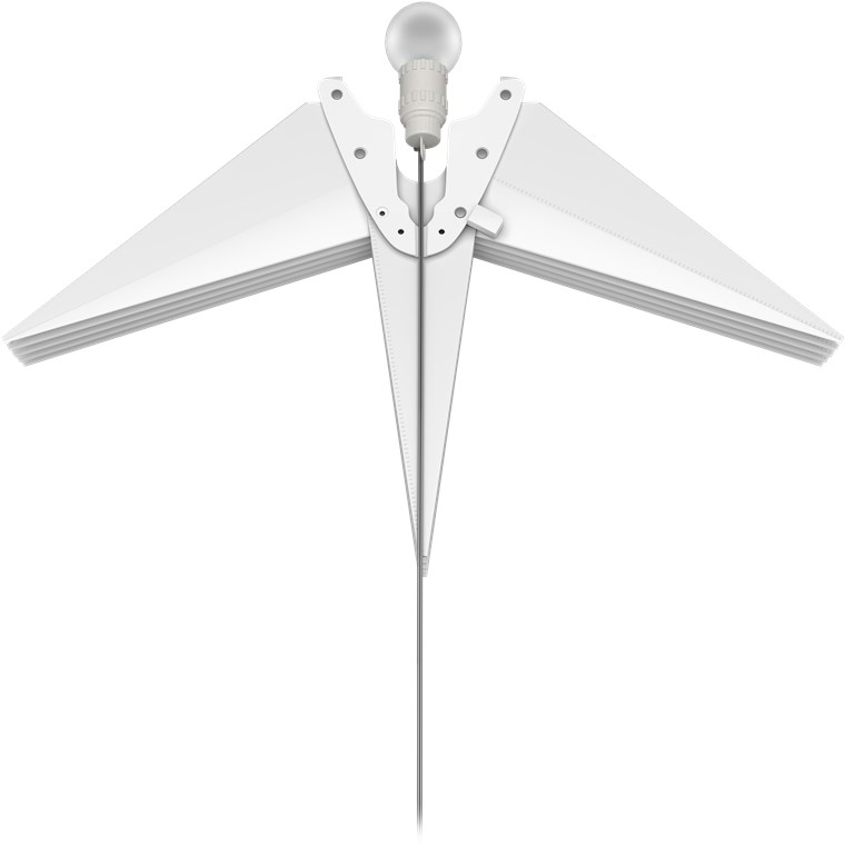 LED-Weihnachtsstern 3D, Ø 56 cm, batteriebetrieben