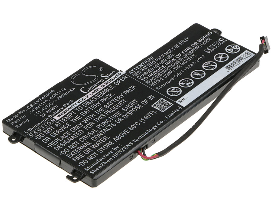 Akku ersetzt Lenovo 45N1113 passend für Thinkpad T440S, T450S, T460, X250, X260