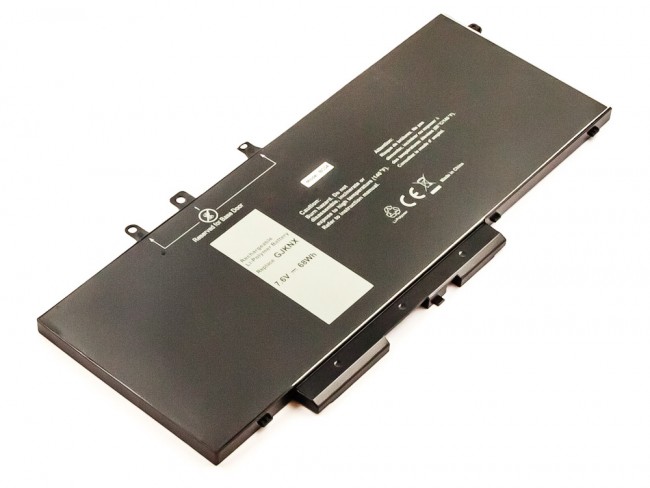 Akku ersetzt Dell 5YHR4, 451-BBZG, DY9NT 7.6V 68Wh
