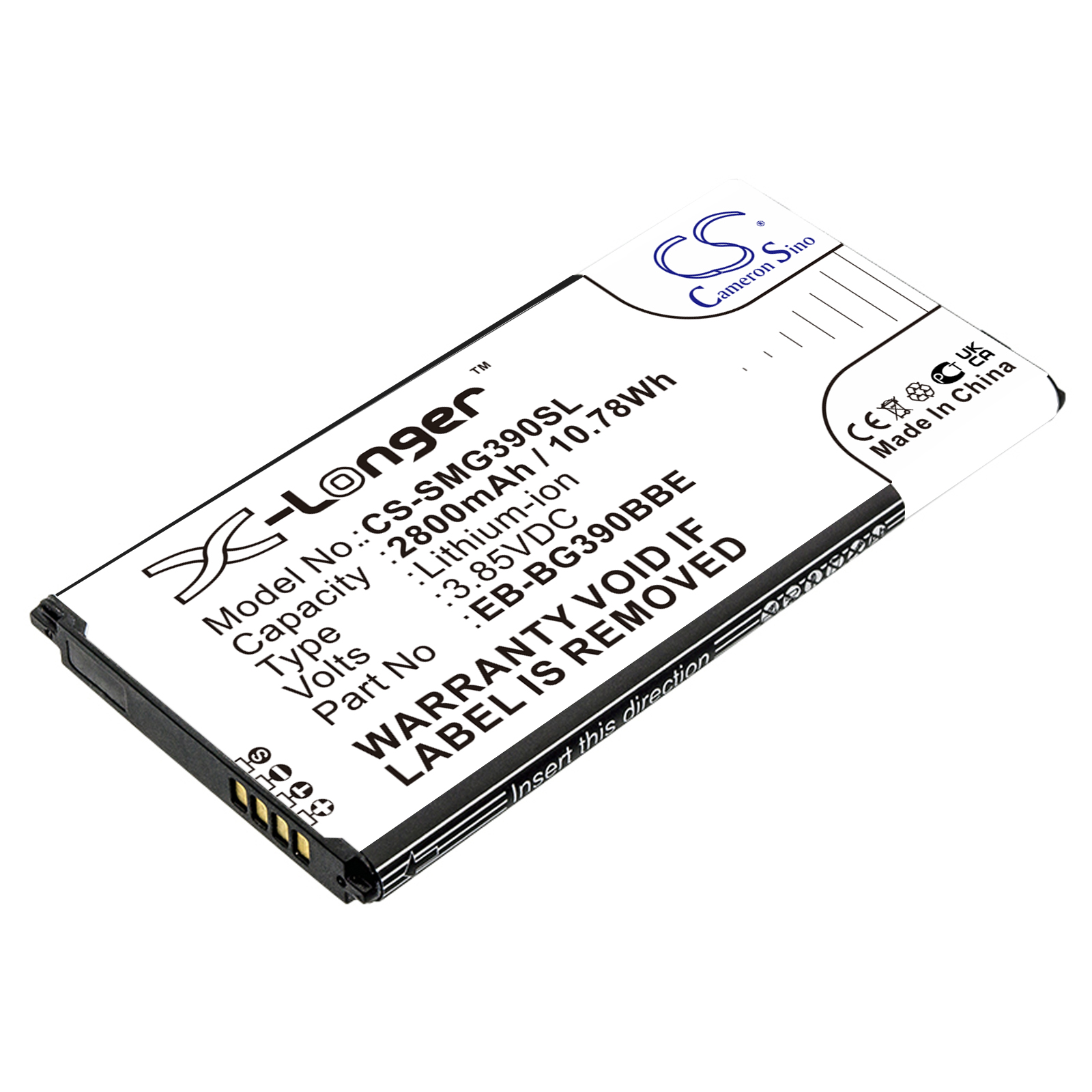 Akku ersetzt EB-BG390BBE passend für Samsung SM-G390, Galaxy Xcover 4S
