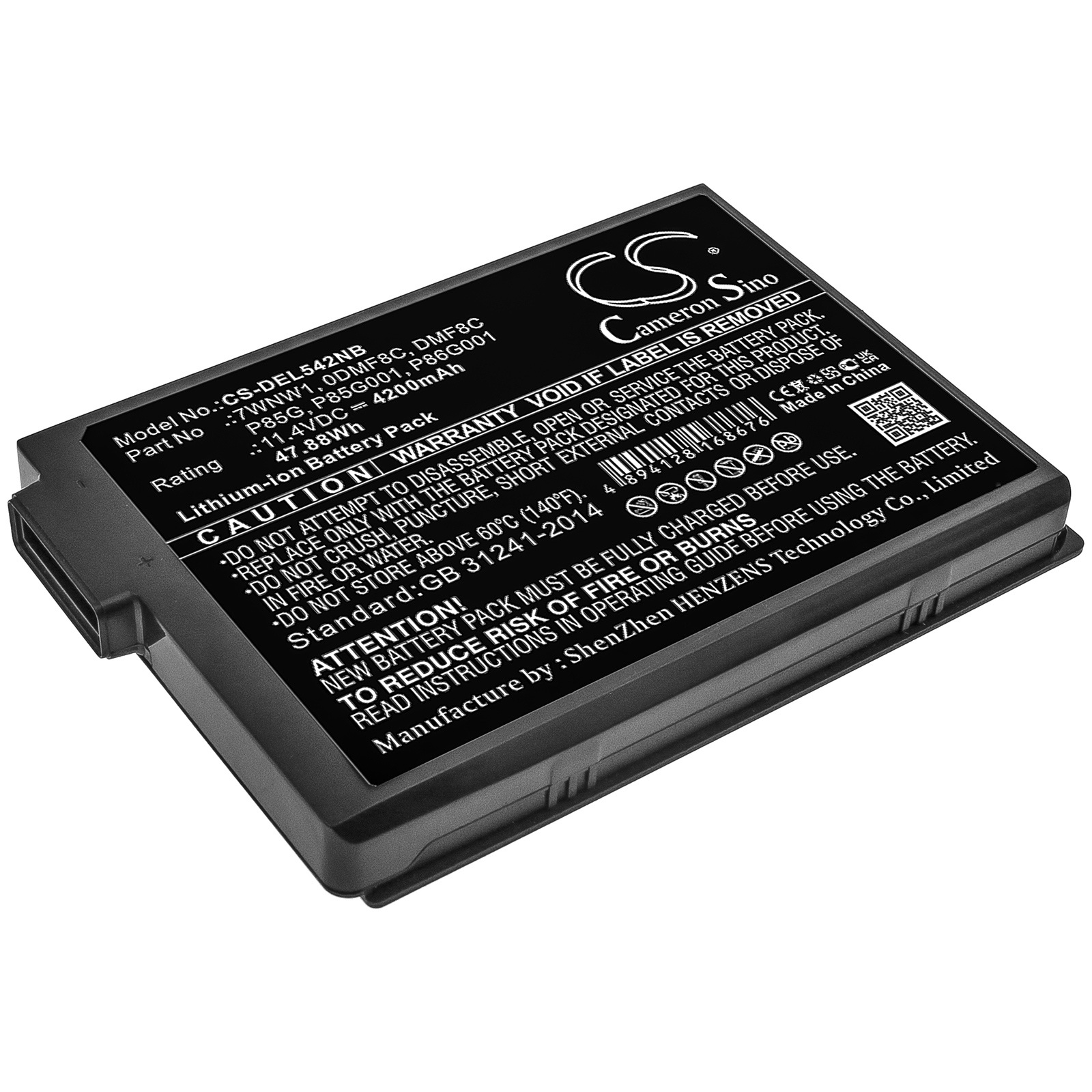Akku ersetzt Dell 0DMF8C, 7WNW1, P85G001 passend für Latitude 5424, 5420, 7424