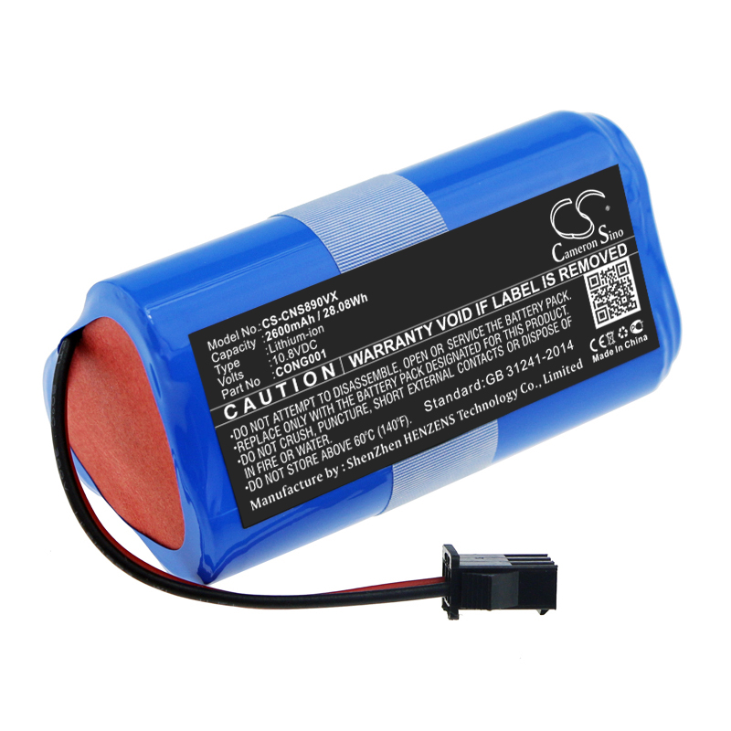 Akku ersetzt CONG0001 passend für Cecotec CONGA Slim 890, CONGA Wet