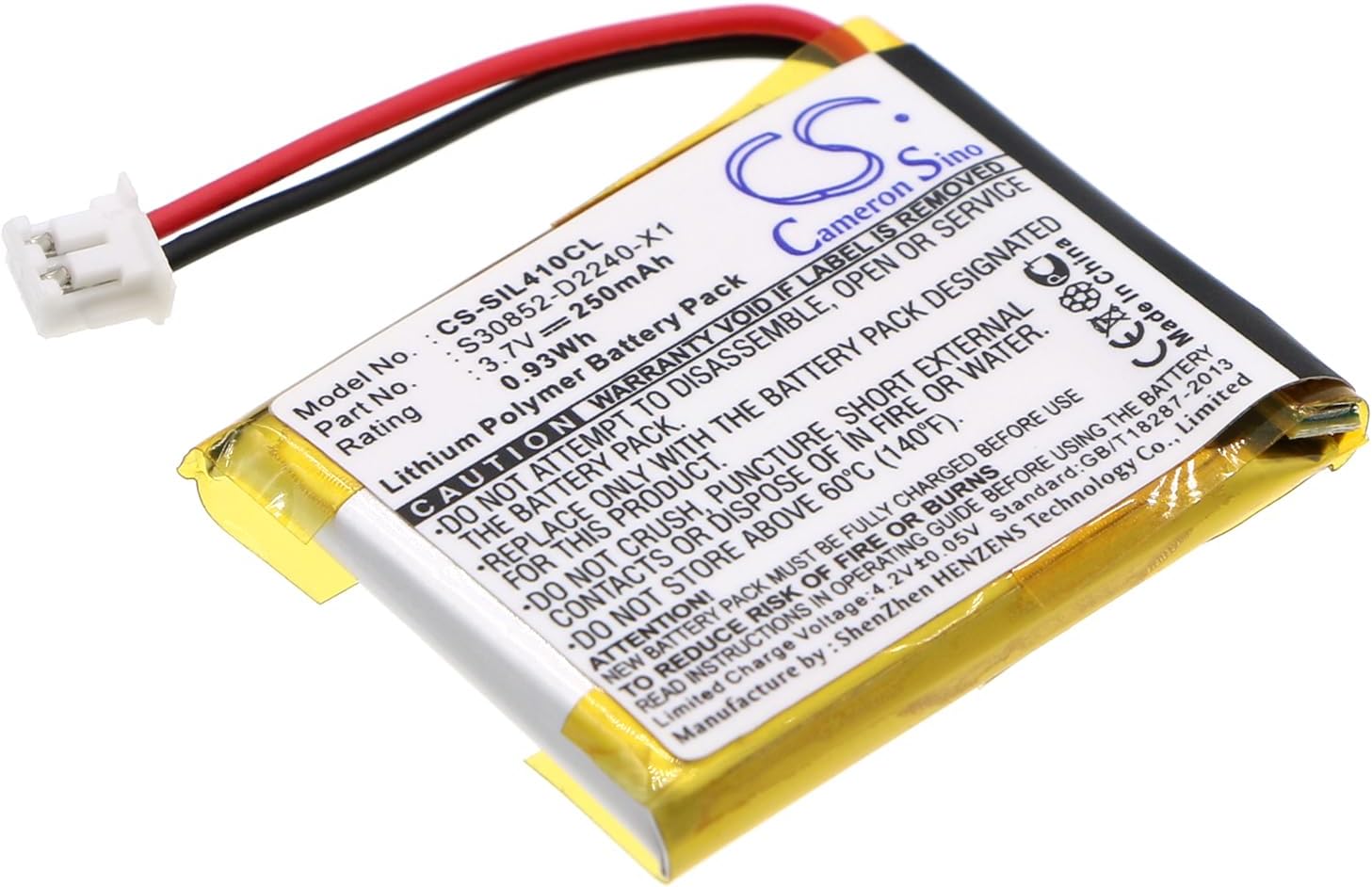 Akku ersetzt Siemens S30852-D2240-X1, V30145-K1310-X448, 250mAh