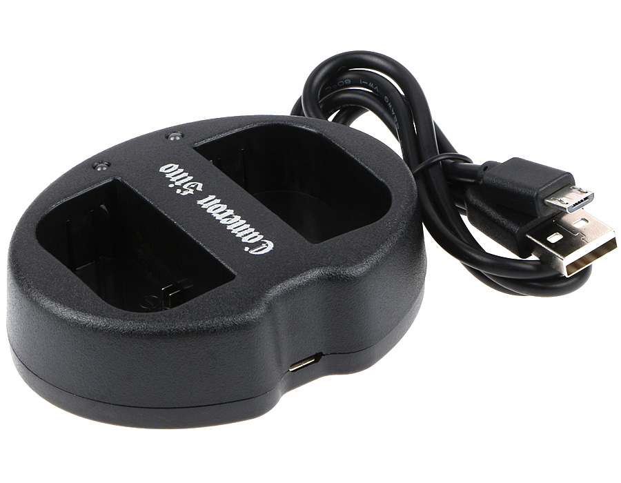 Dual Akkuladestation für Canon LP-E8 mit 1 Akku