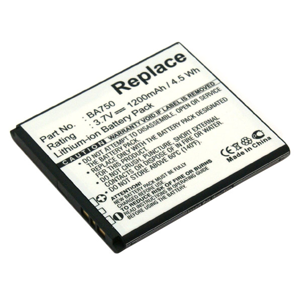 Akku passend für Xperia X12 Acro, Acro SO-02C, IS11S 1500mAh