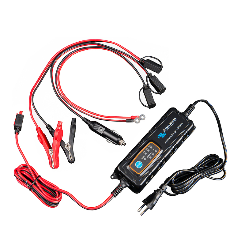 Victron Blue Power IP65 Batterieladegerät für Fahrzeuge 6/12V - 1,1A, DC Stecker