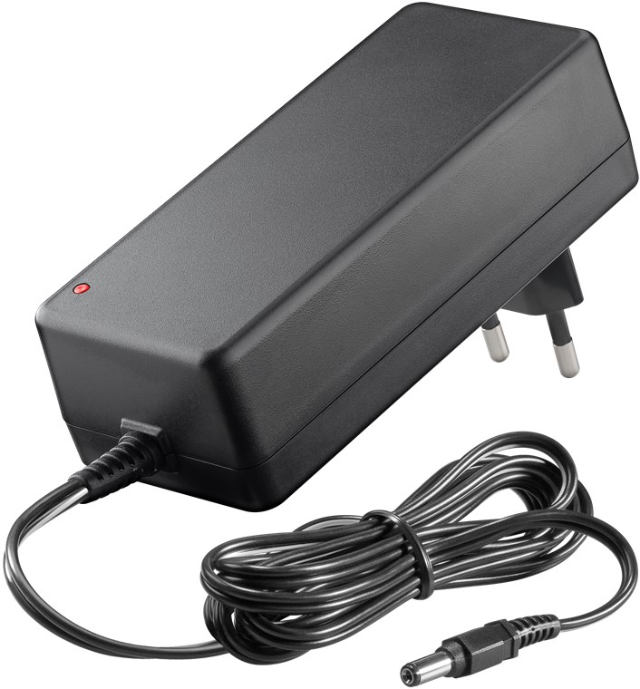 12V 5A Stecknetzteil mit DC Hohlstecker 5.5-2.1mm für Monitore, Router, Modem
