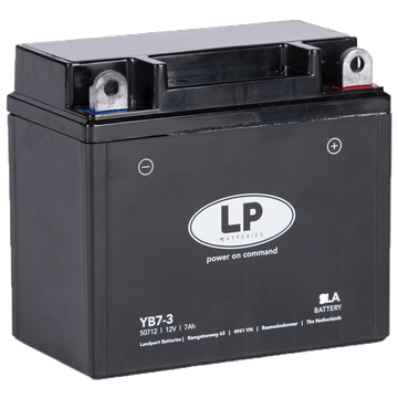 LP YB7-3 SLA Motorradbatterie CB7L-B, DIN 50712 12V 7Ah