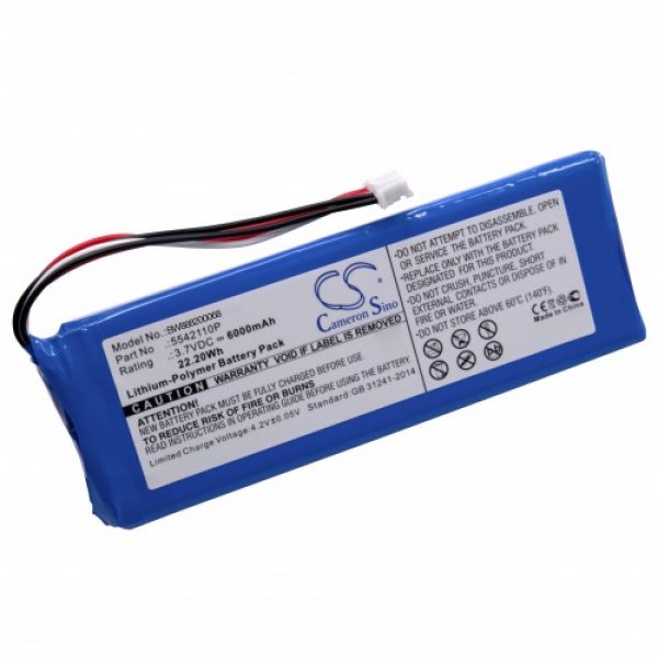 Akku ersetzt JBL 5542110P passend für JBL Pulse 2 6000mAh