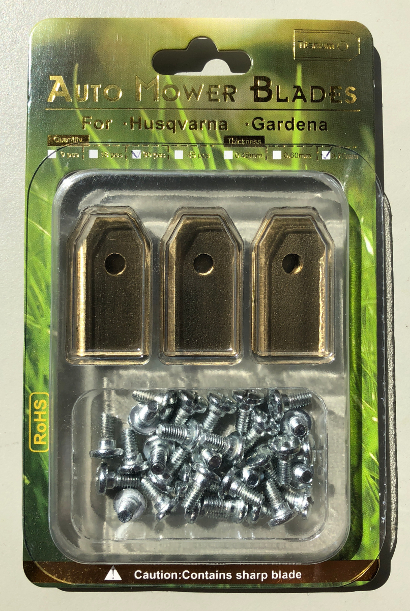 18x Ersatz Titan Messer für Husqvarna Automower 0.45mm