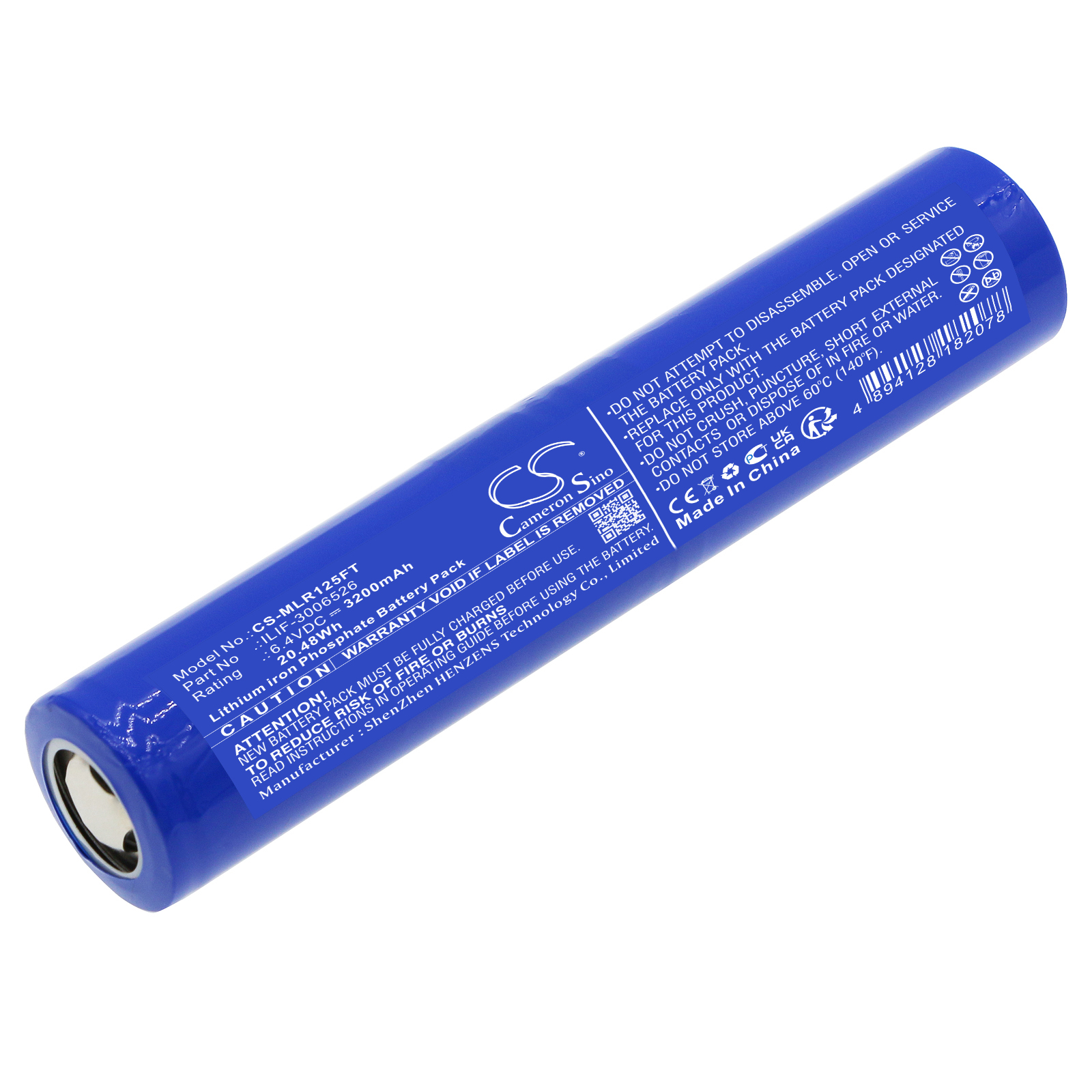 Akku ersetzt Maglite ILIF-3006526 passend für Maglite ML125,ML150LR