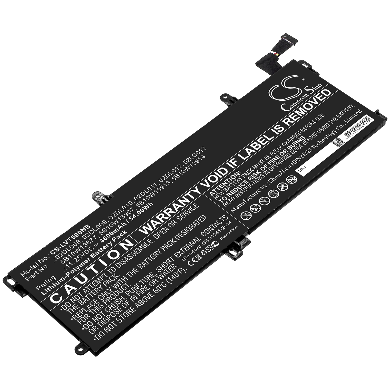 Akku ersetzt Lenovo SB10K97646, L18C3P71 passend für ThinkPad T15, ThinkPad T30